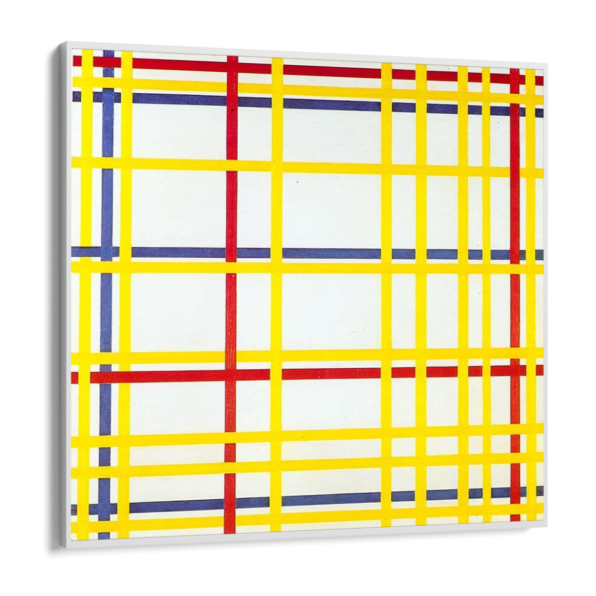 Quadro Stampa su Tela Città di New York, Piet Mondrian - CupidoDesign