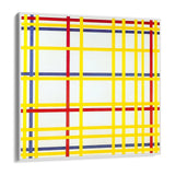 Quadro Stampa su Tela Città di New York, Piet Mondrian - CupidoDesign