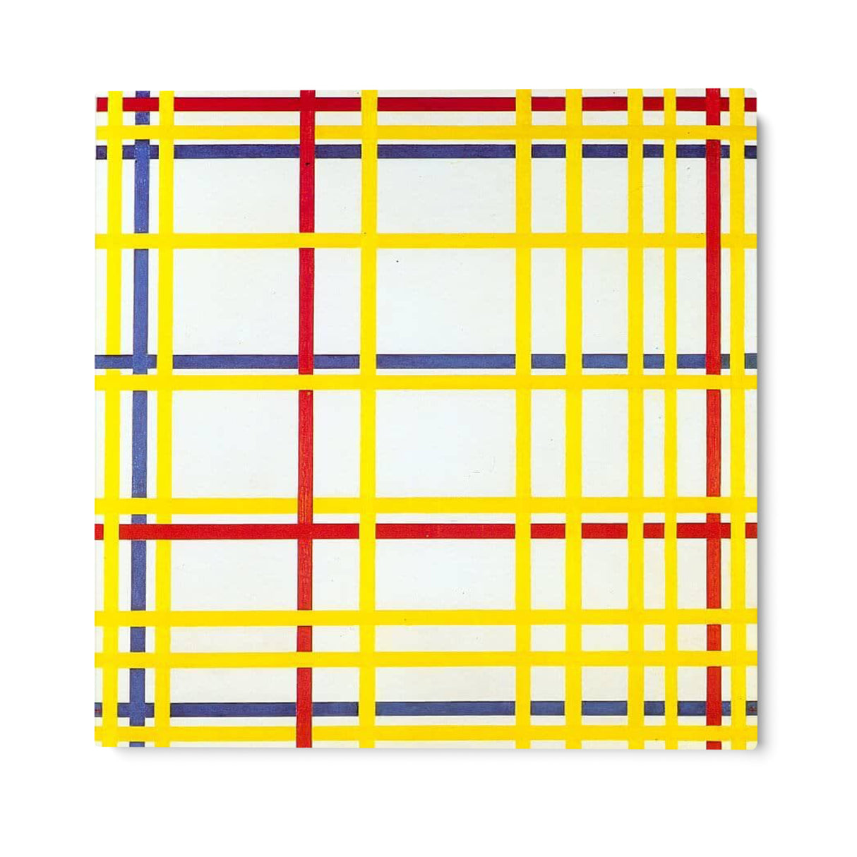 Quadro Stampa su Tela Città di New York, Piet Mondrian - CupidoDesign