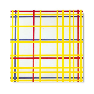 Quadro Stampa su Tela Città di New York, Piet Mondrian - CupidoDesign