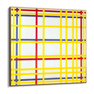 Quadro Stampa su Tela Città di New York, Piet Mondrian - CupidoDesign