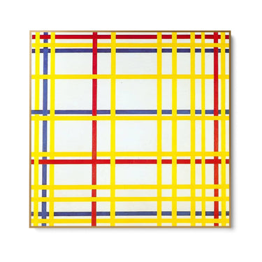 Quadro Stampa su Tela Città di New York, Piet Mondrian - CupidoDesign