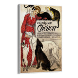 Quadro Stampa su Tela Clinique Chéron, Théophile Steinlen - CupidoDesign