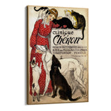 Quadro Stampa su Tela Clinique Chéron, Théophile Steinlen - CupidoDesign
