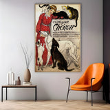 Quadro Stampa su Tela Clinique Chéron, Théophile Steinlen - CupidoDesign