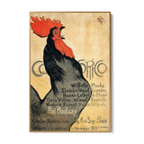 Quadro Stampa su Tela Cocorico, Théophile Alexandre - CupidoDesign