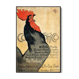 Quadro Stampa su Tela Cocorico, Théophile Alexandre - CupidoDesign