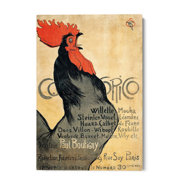 Quadro Stampa su Tela Cocorico, Théophile Alexandre - CupidoDesign
