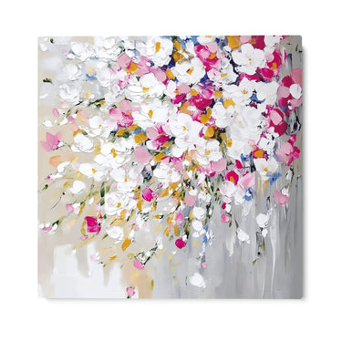 Quadro Stampa su Tela Colate Bianche - CupidoDesign