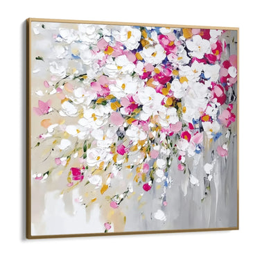 Quadro Stampa su Tela Colate Bianche - CupidoDesign