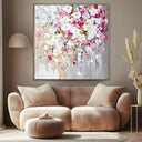Quadro Stampa su Tela Colate Bianche - CupidoDesign