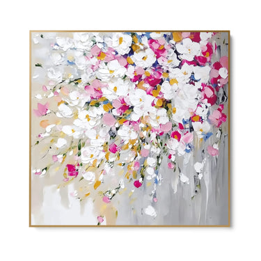 Quadro Stampa su Tela Colate Bianche - CupidoDesign