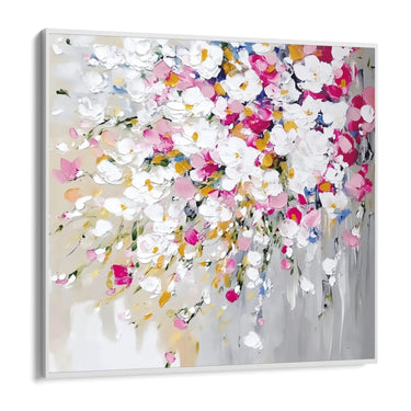 Quadro Stampa su Tela Colate Bianche - CupidoDesign