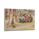 Quadro Stampa su Tela Colazione sotto la grande betulla, Carl Larsson - CupidoDesign