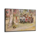 Quadro Stampa su Tela Colazione sotto la grande betulla, Carl Larsson - CupidoDesign