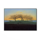 Quadro Stampa su Tela Collina e campo arato vicino a Dresda, Caspar David Friedrich - CupidoDesign