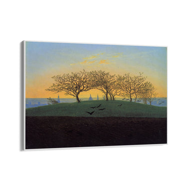Quadro Stampa su Tela Collina e campo arato vicino a Dresda, Caspar David Friedrich - CupidoDesign