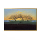 Quadro Stampa su Tela Collina e campo arato vicino a Dresda, Caspar David Friedrich - CupidoDesign