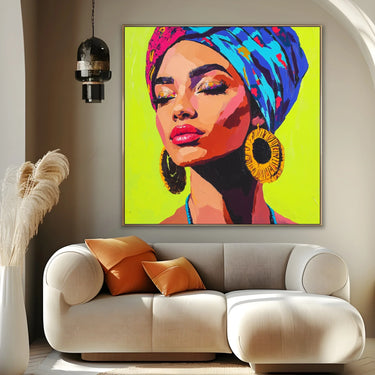 Quadro Stampa su Tela Colori Forti - CupidoDesign