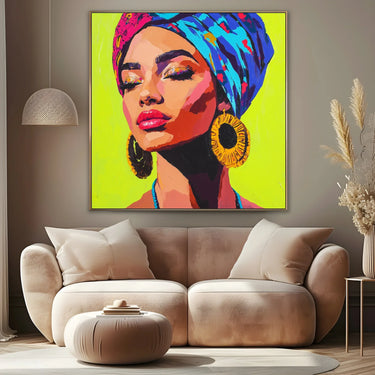 Quadro Stampa su Tela Colori Forti - CupidoDesign