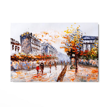 Quadro Stampa su Tela Colori di città - CupidoDesign