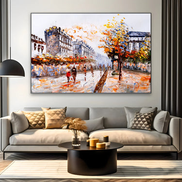 Quadro Stampa su Tela Colori di città - CupidoDesign