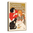Quadro Stampa su Tela Compagnie Francaise des Chocolats, Théophile Steinlen - CupidoDesign