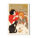 Quadro Stampa su Tela Compagnie Francaise des Chocolats, Théophile Steinlen - CupidoDesign
