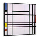 Quadro Stampa su Tela Composition N.10, Piet Mondrian - CupidoDesign