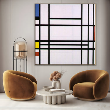 Quadro Stampa su Tela Composition N.10, Piet Mondrian - CupidoDesign