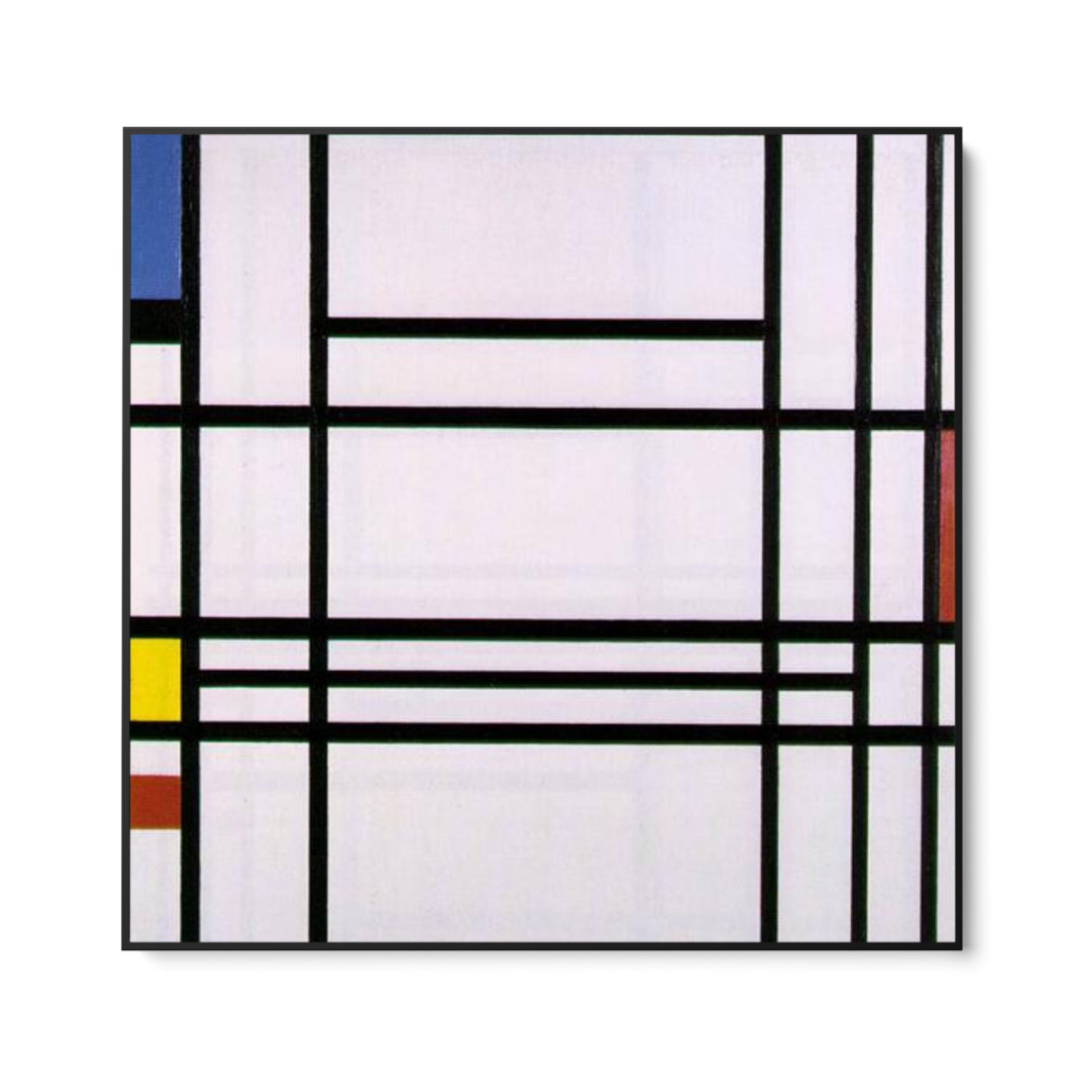 Quadro Stampa su Tela Composition N.10, Piet Mondrian - CupidoDesign