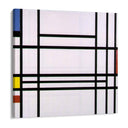 Quadro Stampa su Tela Composition N.10, Piet Mondrian - CupidoDesign