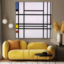 Quadro Stampa su Tela Composition N.10, Piet Mondrian - CupidoDesign