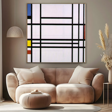 Quadro Stampa su Tela Composition N.10, Piet Mondrian - CupidoDesign