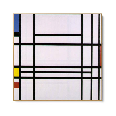 Quadro Stampa su Tela Composition N.10, Piet Mondrian - CupidoDesign