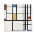 Quadro Stampa su Tela Composizione N. 12, Piet Mondrian - CupidoDesign