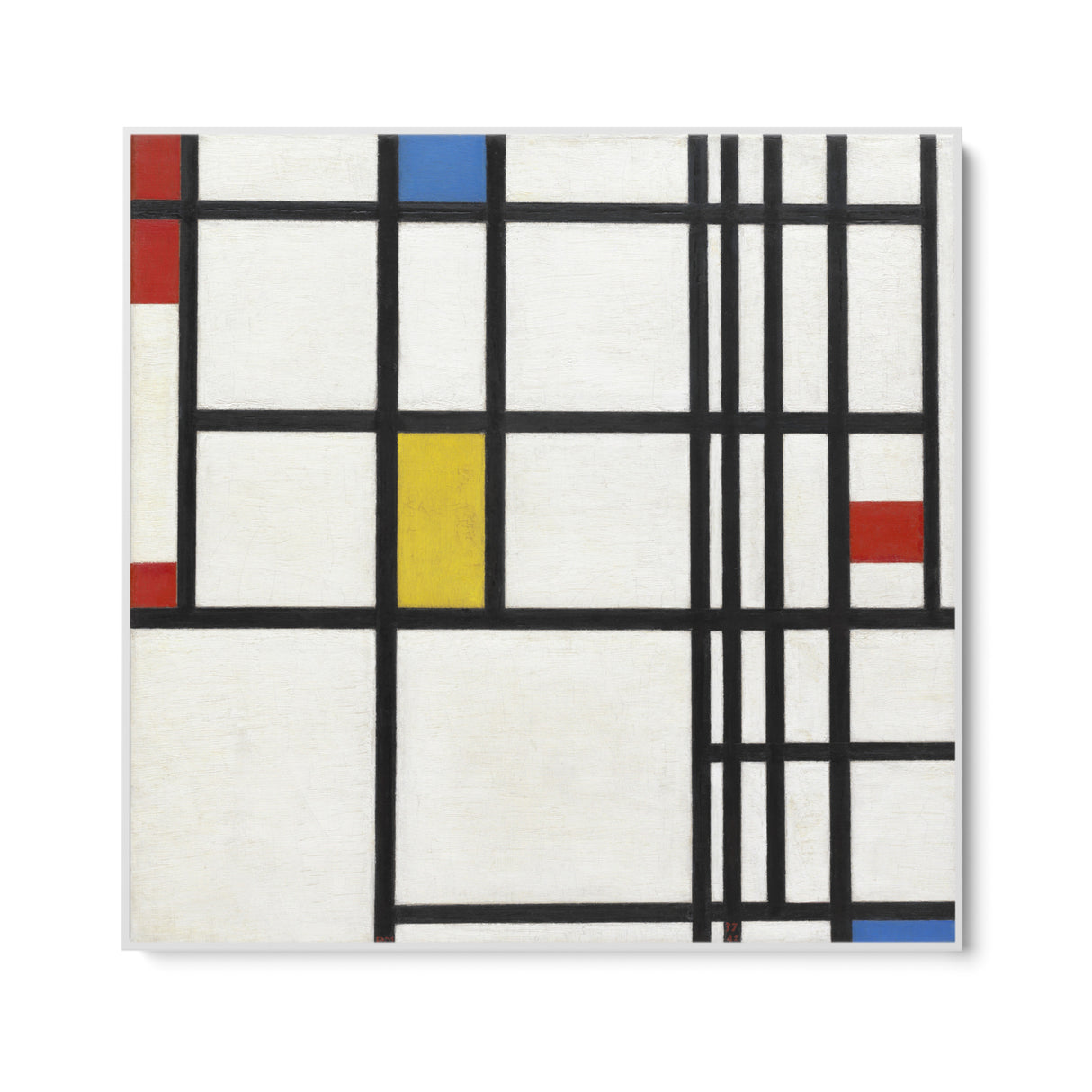Quadro Stampa su Tela Composizione N. 12, Piet Mondrian - CupidoDesign