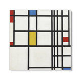 Quadro Stampa su Tela Composizione N. 12, Piet Mondrian - CupidoDesign