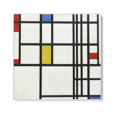 Quadro Stampa su Tela Composizione N. 12, Piet Mondrian - CupidoDesign