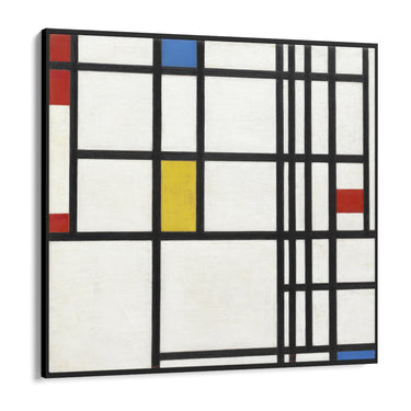 Quadro Stampa su Tela Composizione N. 12, Piet Mondrian - CupidoDesign