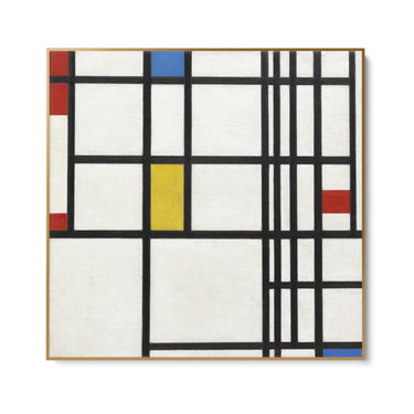 Quadro Stampa su Tela Composizione N. 12, Piet Mondrian - CupidoDesign
