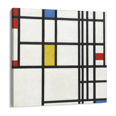 Quadro Stampa su Tela Composizione N. 12, Piet Mondrian - CupidoDesign