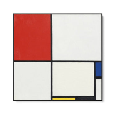 Quadro Stampa su Tela Composizione N. III con Rosso, Blu, Giallo E Nero, Piet Mondrian - CupidoDesign