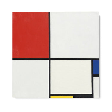 Quadro Stampa su Tela Composizione N. III con Rosso, Blu, Giallo E Nero, Piet Mondrian - CupidoDesign