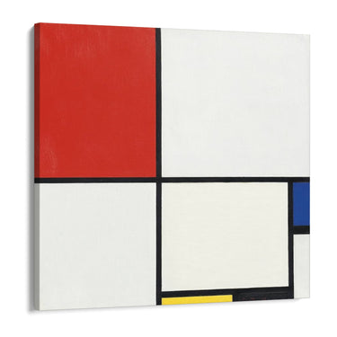 Quadro Stampa su Tela Composizione N. III con Rosso, Blu, Giallo E Nero, Piet Mondrian - CupidoDesign