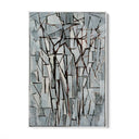 Quadro Stampa su Tela Composizione alberi II, Piet Mondrian - CupidoDesign