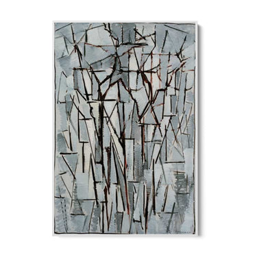 Quadro Stampa su Tela Composizione alberi II, Piet Mondrian - CupidoDesign