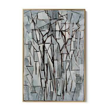 Quadro Stampa su Tela Composizione alberi II, Piet Mondrian - CupidoDesign