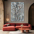 Quadro Stampa su Tela Composizione alberi II, Piet Mondrian - CupidoDesign