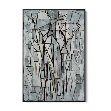 Quadro Stampa su Tela Composizione alberi II, Piet Mondrian - CupidoDesign